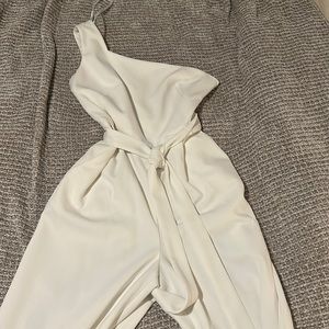 White Calvin Klein jumpsuit